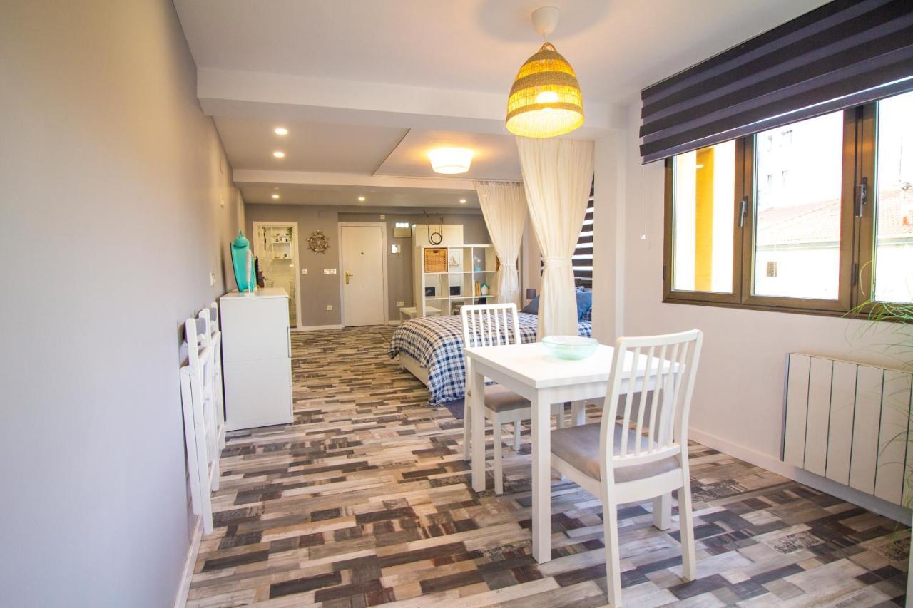 Loft En Gijon - Cimavilla Con Vistas Al Cerro Exterior foto