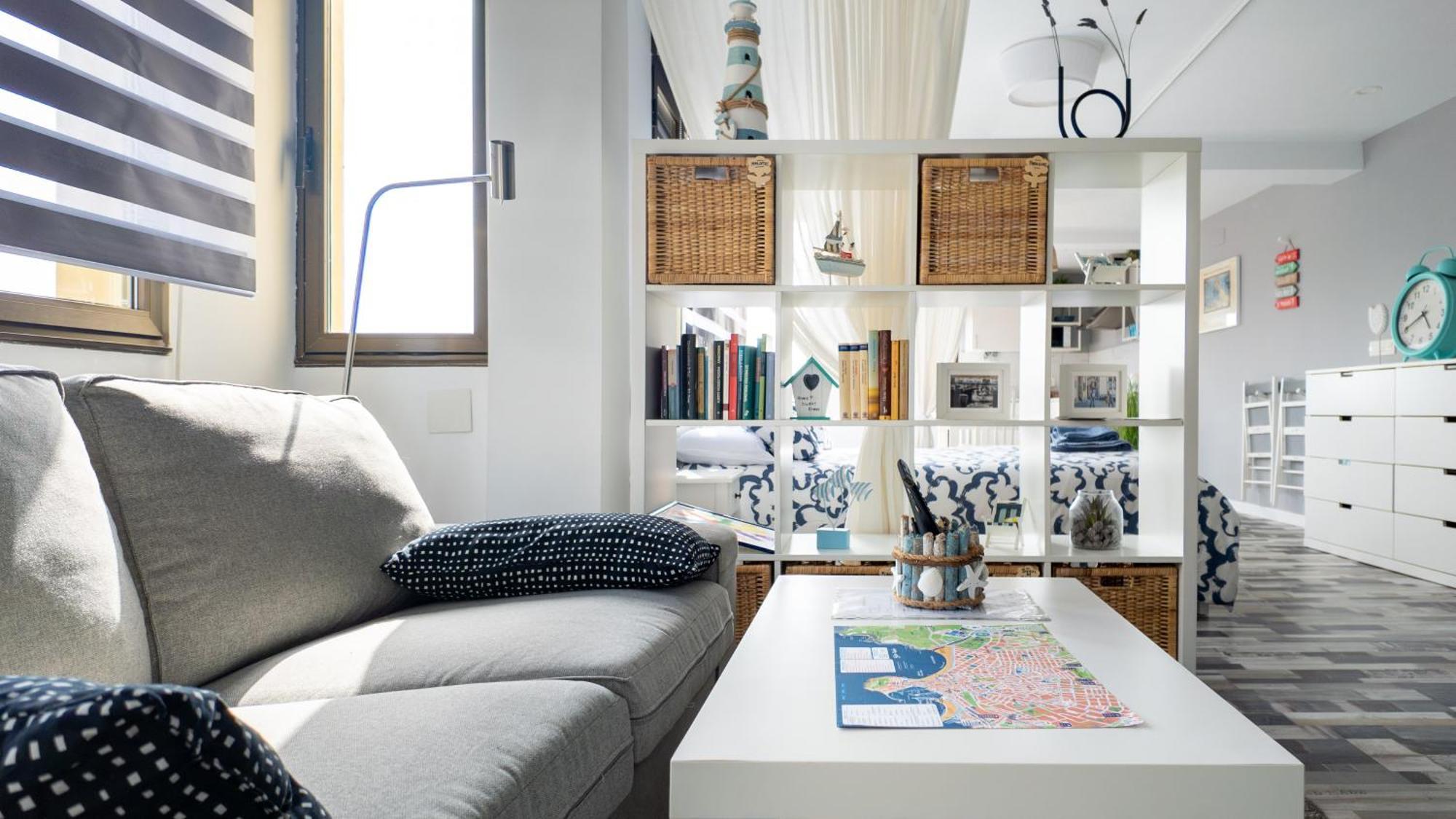 Loft En Gijon - Cimavilla Con Vistas Al Cerro Exterior foto