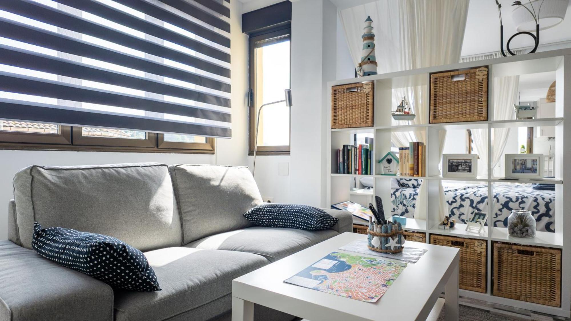 Loft En Gijon - Cimavilla Con Vistas Al Cerro Exterior foto