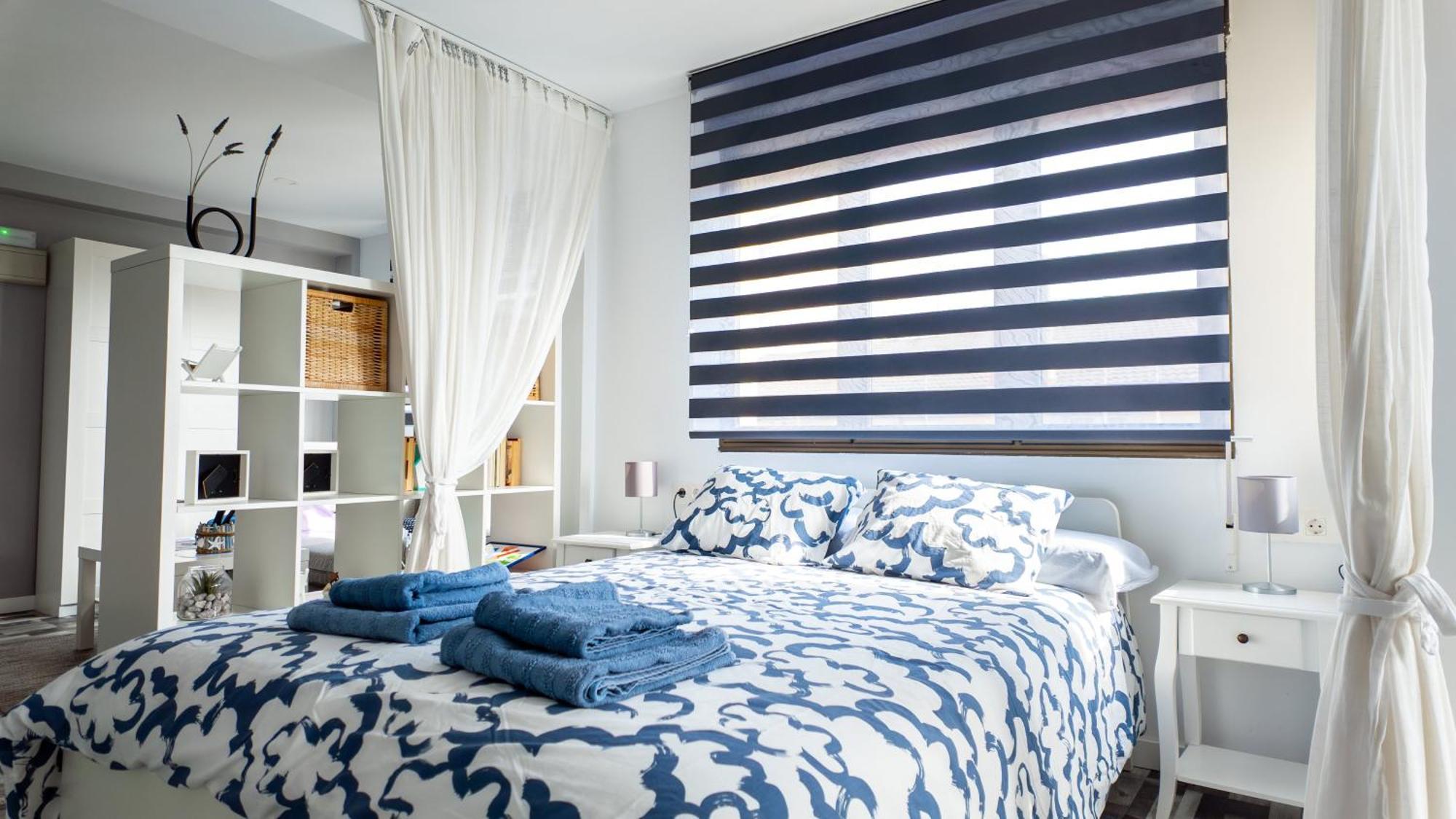 Loft En Gijon - Cimavilla Con Vistas Al Cerro Exterior foto